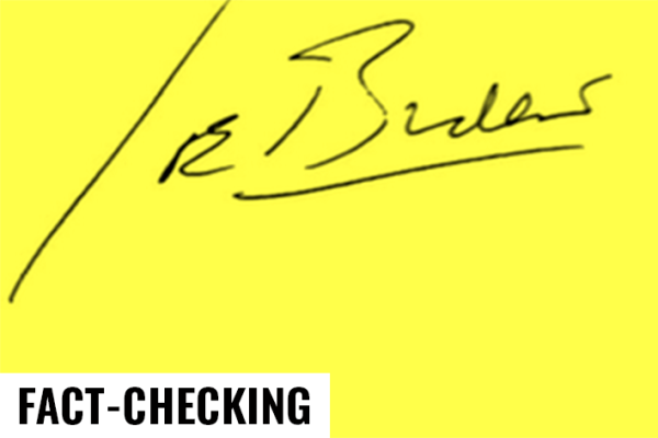 Présidentielle américaine : la signature sur la lettre de retrait de Joe Biden a-t-elle été falsifiée ?